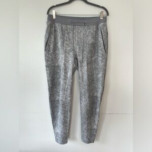 Lululemon Men’s Gray Textured Tech Pant Tie Dye Joggers Size Large L